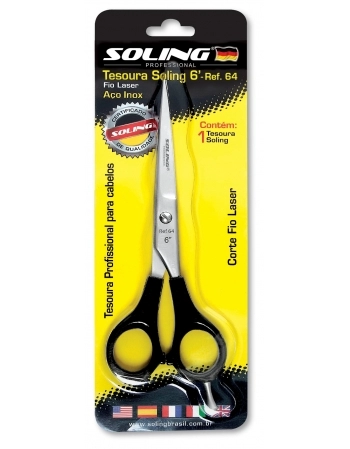 TESOURA SOLING 6 * REF. 64 - FIO LASER