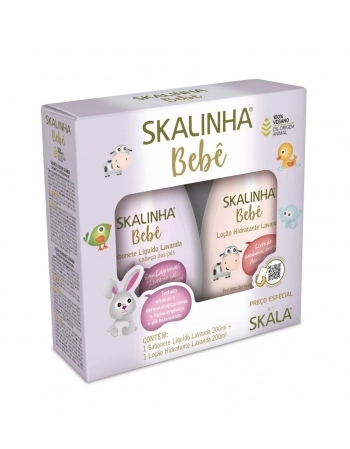 KIT SAB LIQ LAV+LOCAO HID LAV SKALINHA BEBE 200 ML