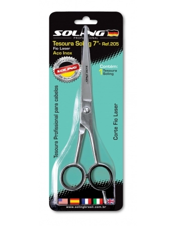 TESOURA SOLING 7 * REF. 205- FIO LASER