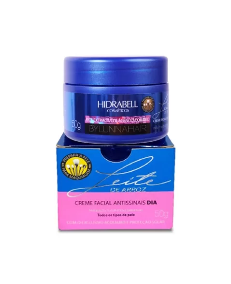 CREME FACIAL LEITE DE ARROZ DIA 50G HIBRABELL
