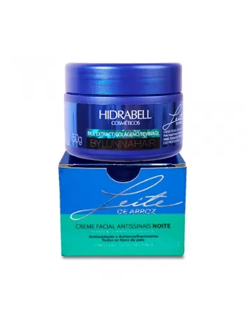 CREME FACIAL LEITE DE ARROZ NOITE 50G HIBRABELL