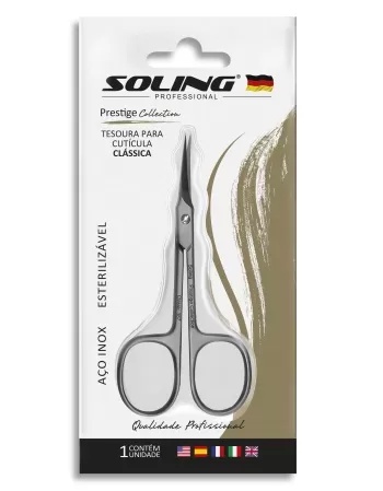TESOURA SOLING PRESTIGIE * REF. 387 - P/ CUTICULA CLASSIC