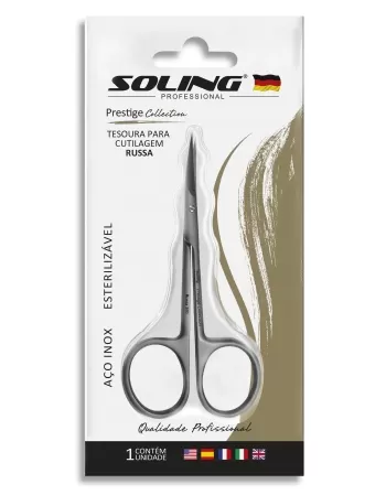TESOURA SOLING PRESTIGIE * REF. 391 - CUTILAGEM RUSSA