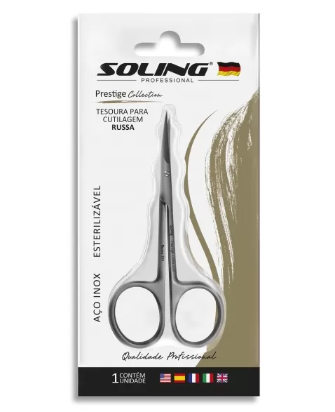 TESOURA SOLING PRESTIGIE * REF. 391 - CUTILAGEM RUSSA