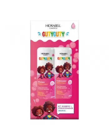 KIT INFANTIL CABELOS CRESPOS CHICLETE HIDRABELL