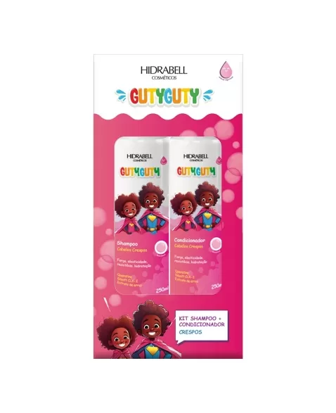 KIT INFANTIL CABELOS CRESPOS CHICLETE HIDRABELL