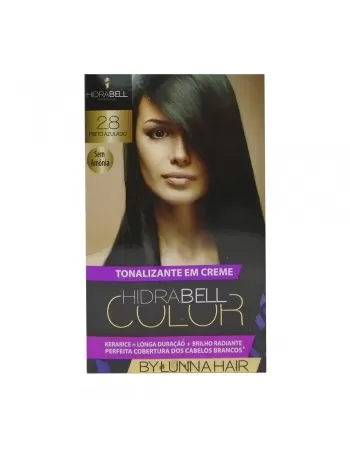 TONALIZANTE 2.8 PRETO AZULADO 40G HIDRABELL