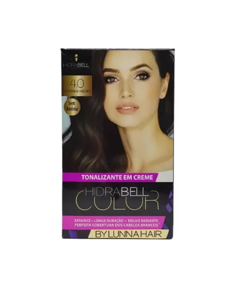 TONALIZANTE 4.0 CASTANHO MEDIO 40G HIDRABELL