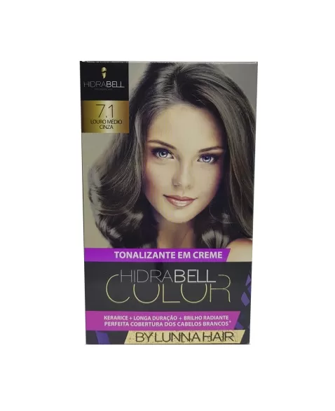 TONALIZANTE 7.1 LOURO MEDIO CINZA 40G HIDRABELL