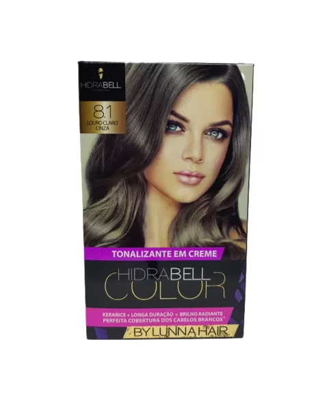 TONALIZANTE 8.1 LOURO CLARO CINZA 40G HIDRABELL