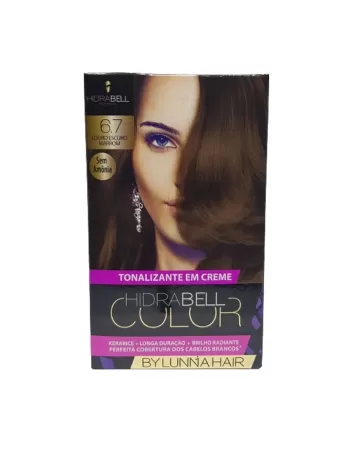 TONALIZANTE 6.7 LOURO ESCURO MARROM 40G HIDRABELL