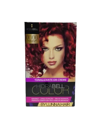 TONALIZANTE 66.66 LOURO ESCURO VERMELHO 40G HIDRABELL