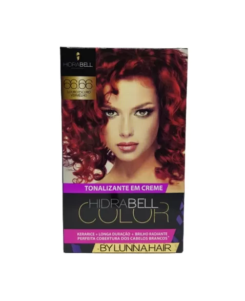 TONALIZANTE 66.66 LOURO ESCURO VERMELHO 40G HIDRABELL