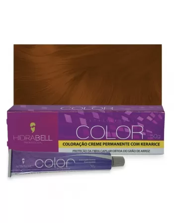 COLORACAO 8.34 LOURO CLARO DOURADO A COBREA 50G HIDRABELL