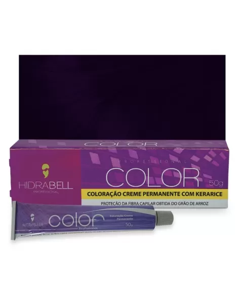 COLORACAO 4.66 CASTANHO MEDIO VERMELHO INTENSO 50G HIDRABELL