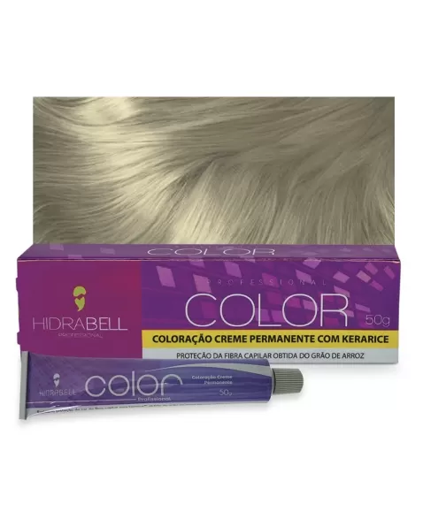 COLORACAO 12.11 SUPER CLAREADO CINZA INTENSO 50G HIDRABELL