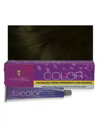 COLORACAO 5.7 CASTANHO CLARO MARROM 50G HIDRABELL