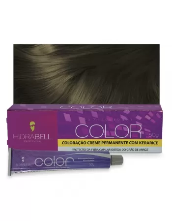 COLORACAO 8.1 LOURO CLARO CINZA 50G HIDRABELL