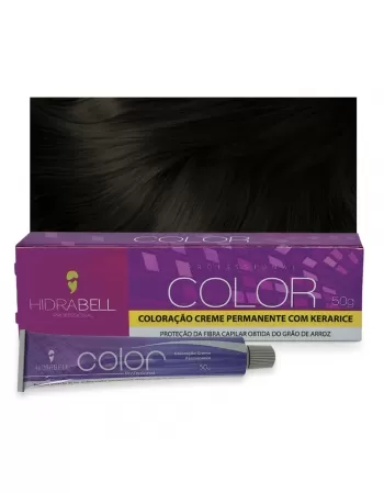 COLORACAO 6.1 LOURO ESCURO CINZA 50G HIDRABELL