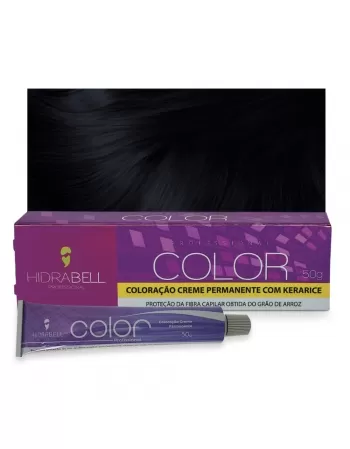 COLORACAO 2.8 PRETO AZULADO 50G HIDRABELL