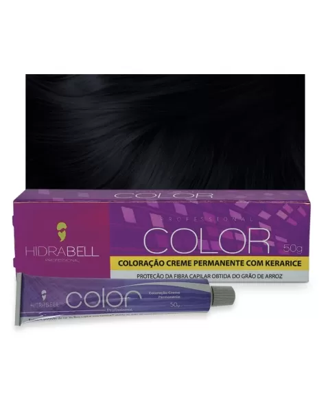 COLORACAO 2.8 PRETO AZULADO 50G HIDRABELL