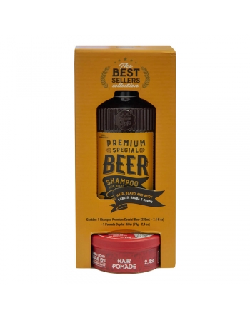 KIT QOD THE BEST SELLERS COLLECTION COM 1 SHAMPOO SPECIAL BEER 220ML + 1 P