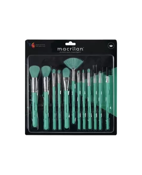 KIT COM 12 PINCEIS MAQUIAGEM EN001